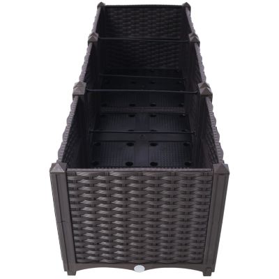 Streamdale Self-Watering Raised Garden Bed, 47"x15"x14.7