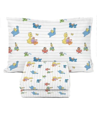 Sesame Street 100% Organic Cotton Kids Full Sheet Set