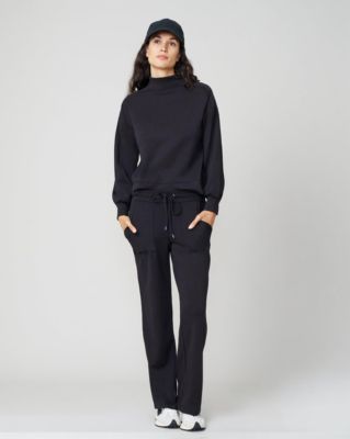 Women's Mockneck Modal Top & Wide Leg Pant