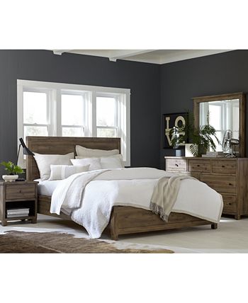 Furniture - Canyon Bedroom , 3 Piece Bedroom Set (California King Bed, Dresser and Nightstand)