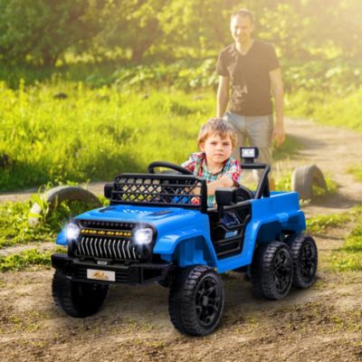 12V Kids Electric Car w/ 2WD/4WD Switch, Remote Control, Camouflage