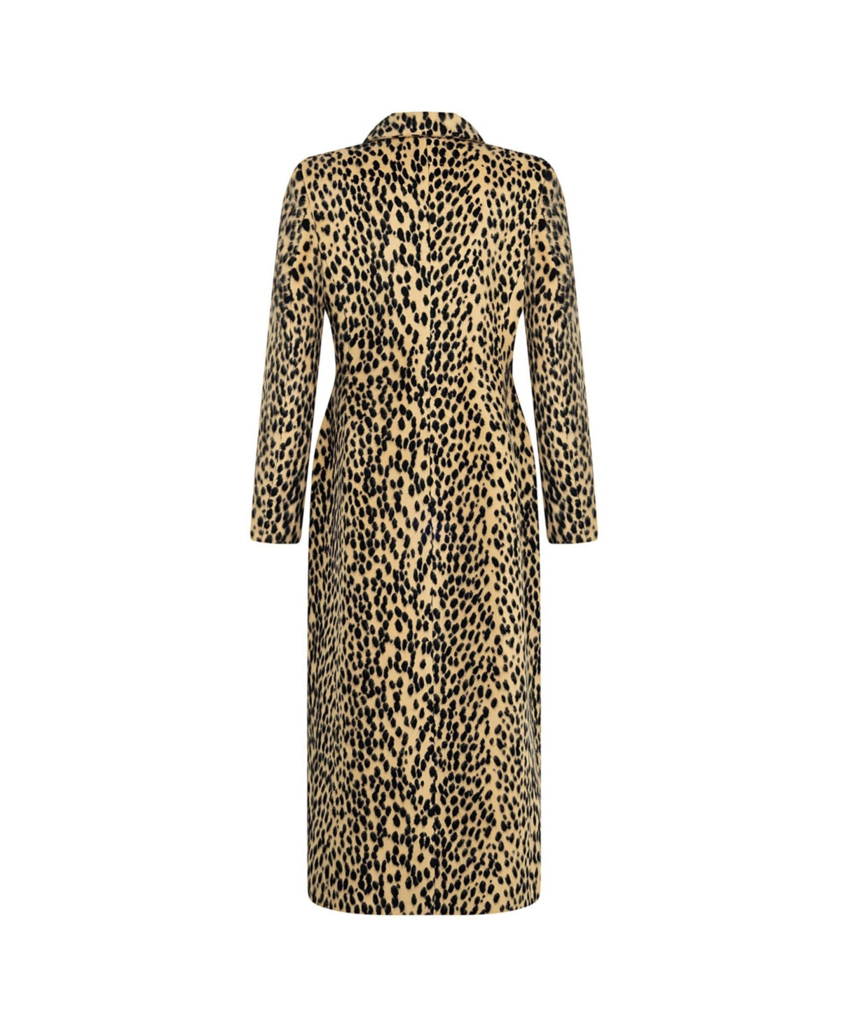 Nocturne Women's Leopard Printed Coat - Multi-colored