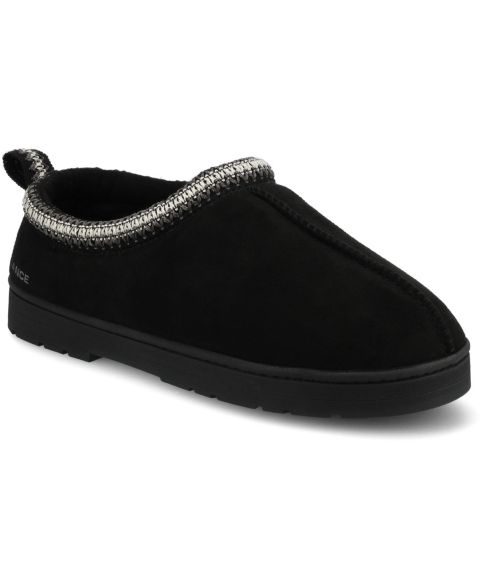 Мужские сабо Vance Co. Wheeler Clog Slipper, цвет: Чёрный