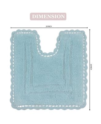Casual Elegance Reversible Bath Rug, 20" x 20"