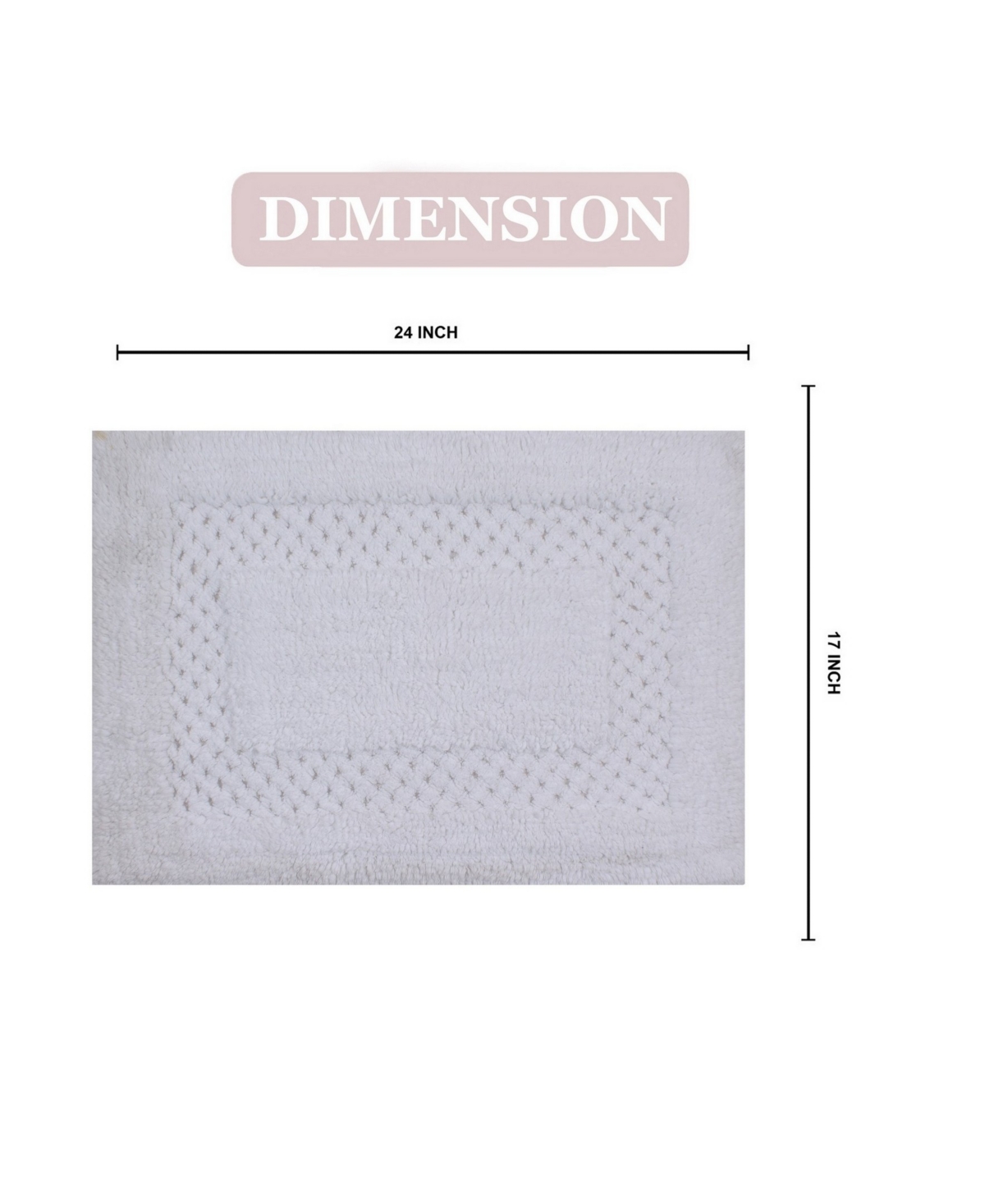 Home Weavers Classy Bath Rug, 17" x 24"