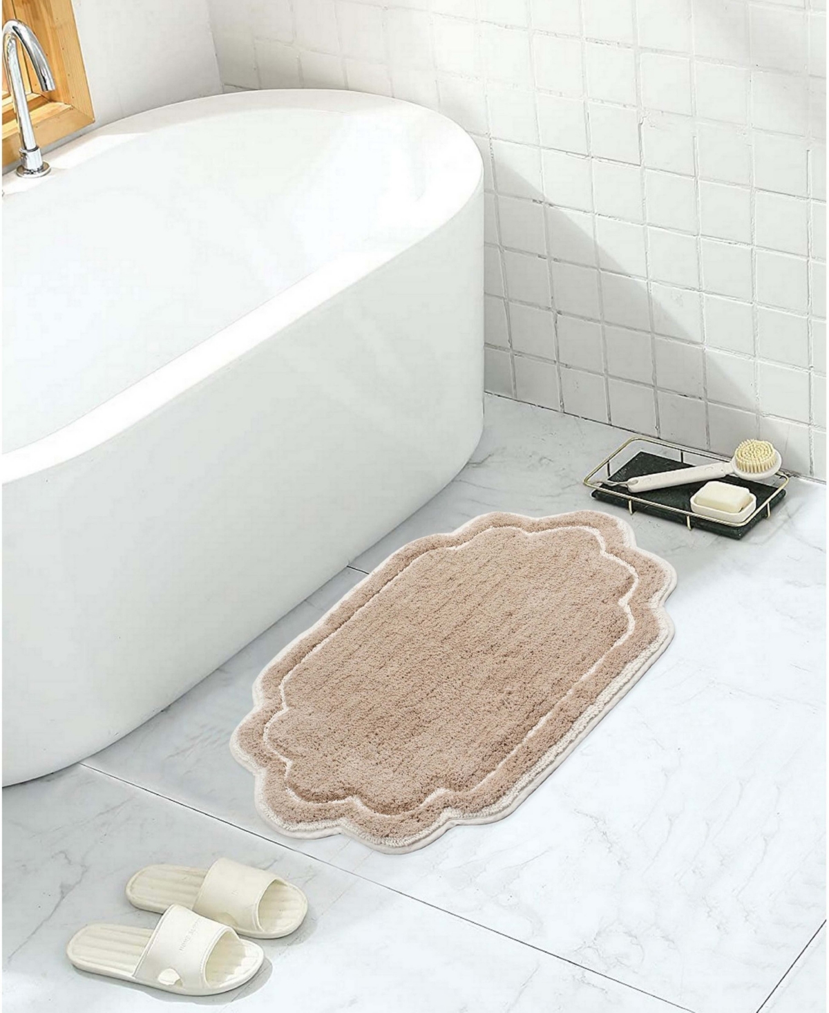 Home Weavers Allure Bathroom Rug, 17" x 24"
