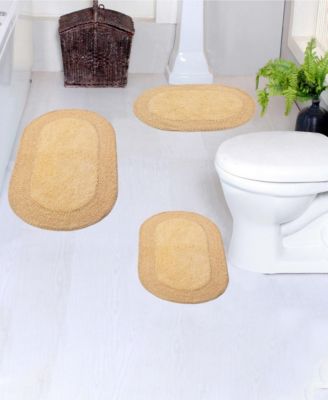 Double Ruffle 3-Pc. Bath Rug Set