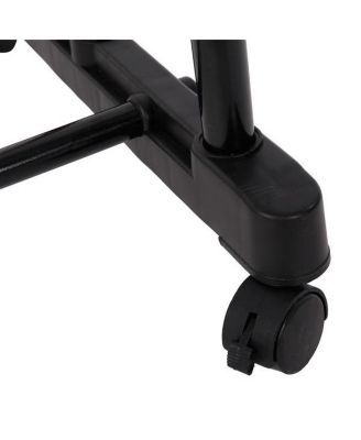 Vertical & Horizontal Stretching Clothes Rack with Shoe Shelf - Single-Bar Design