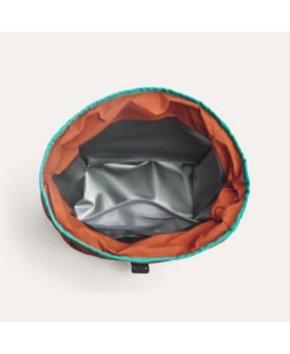 Walker Roll Top Lunch Bag with Adjustable Shoulder Strap Tangerine