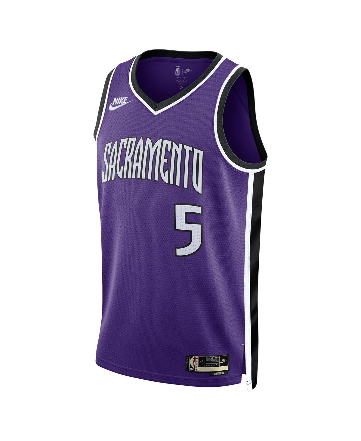 Nike Men's and Women's De'Aaron FoxSacramento Kings 2024/25 Swingman Jersey - Classic Edition - Purple