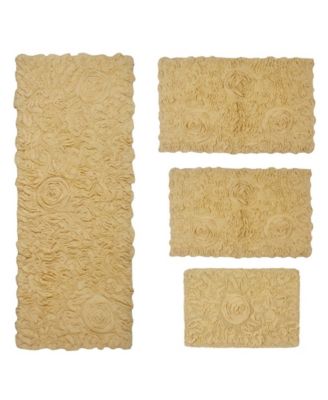 Bell Flower 4-Pc. Bath Rug Set