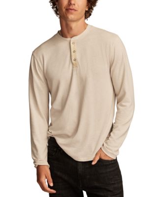 Lucky Brand - Men's Weekend Classic-Fit Textured Long-Sleeve Henley