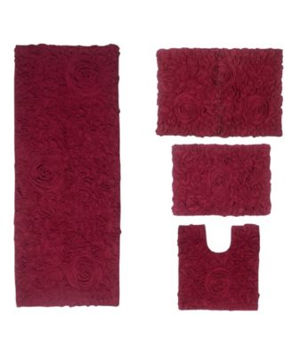 Bell Flower 4-Pc. Bath Rug Set
