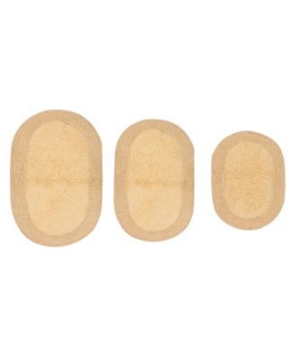 Double Ruffle 3-Pc. Bath Rug Set