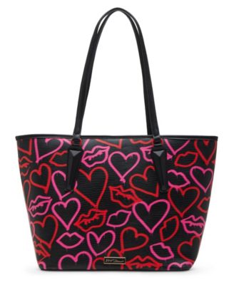 ✨美品✨ BETSEY JOHNSON トートバッグ タトゥー柄 ロック Betsey Johnson Graffiti Heart Medium Tote Bag - Macy's