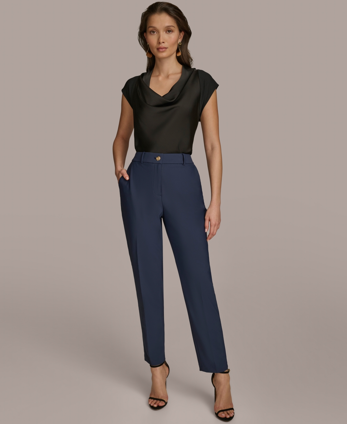 Donna Karan New York Women's Slim Leg Ankle Pants