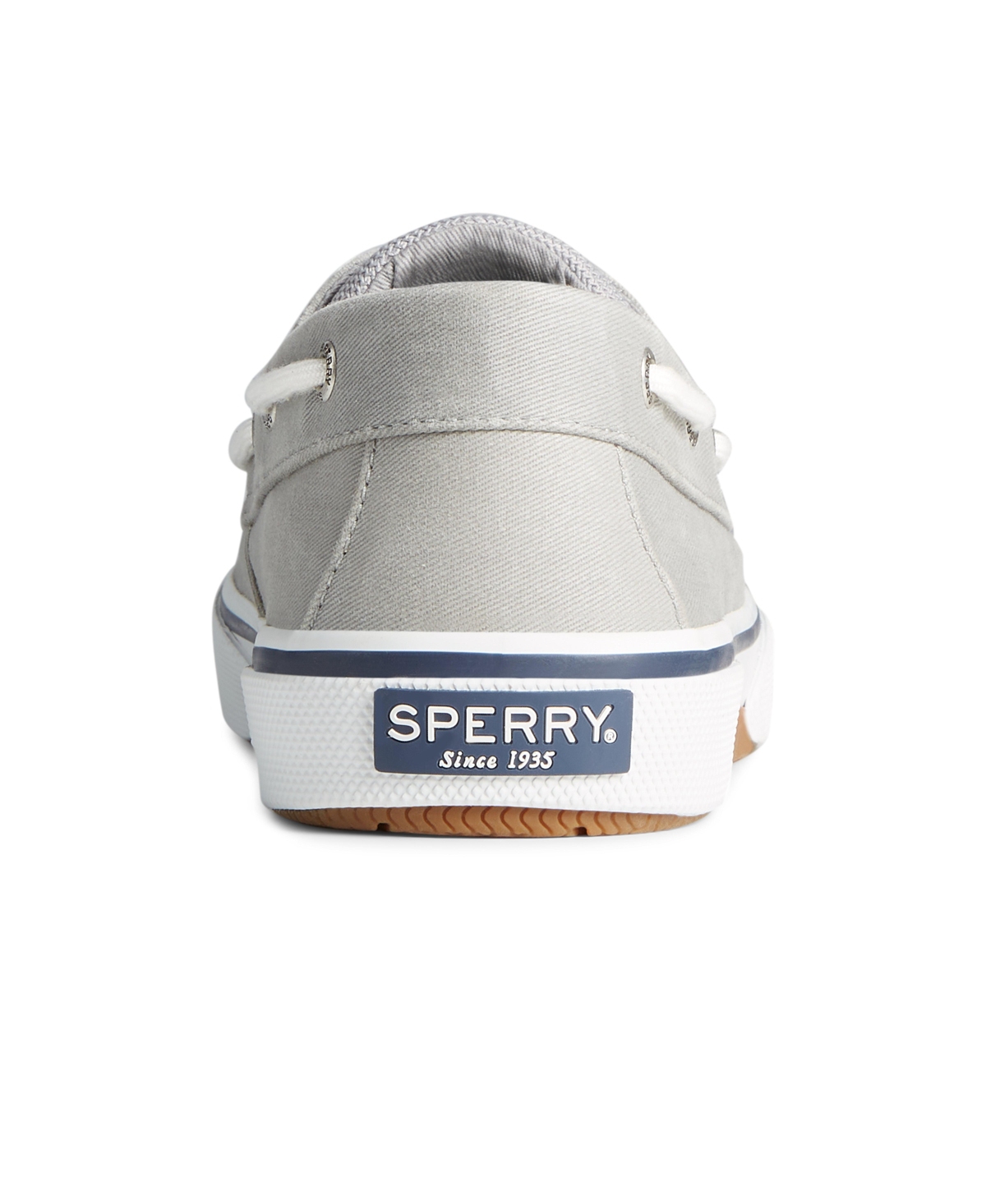 Sperry Men's Halyard 2-eye Boat Shoe In Canvas Grey