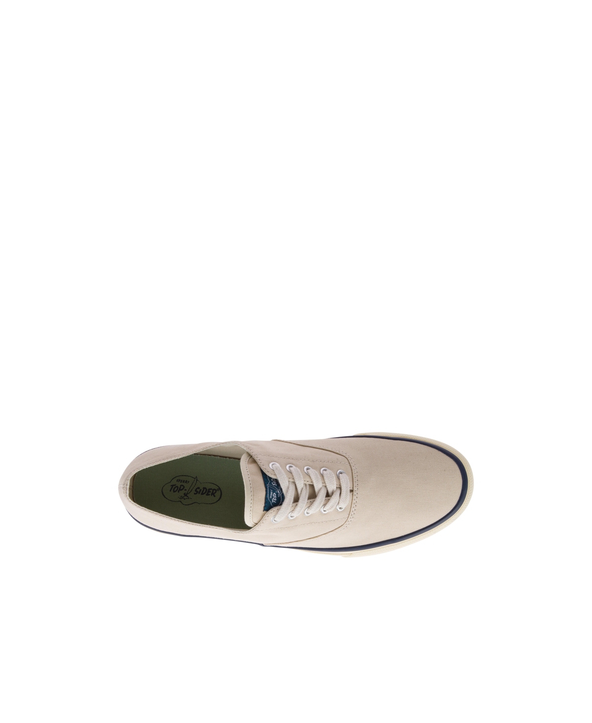 Sperry Men's Seacycled Striper Ii Cvo Textured Lace-up Sneakers In Canvas White,multi
