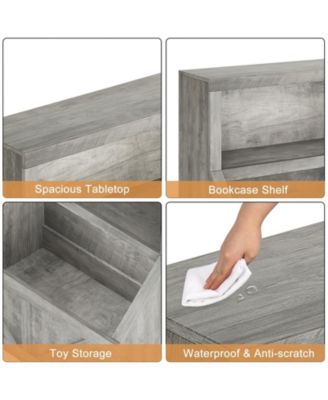 Kids Bookshelf Bookcase Toddlers Playhouse Cabinet Shelf