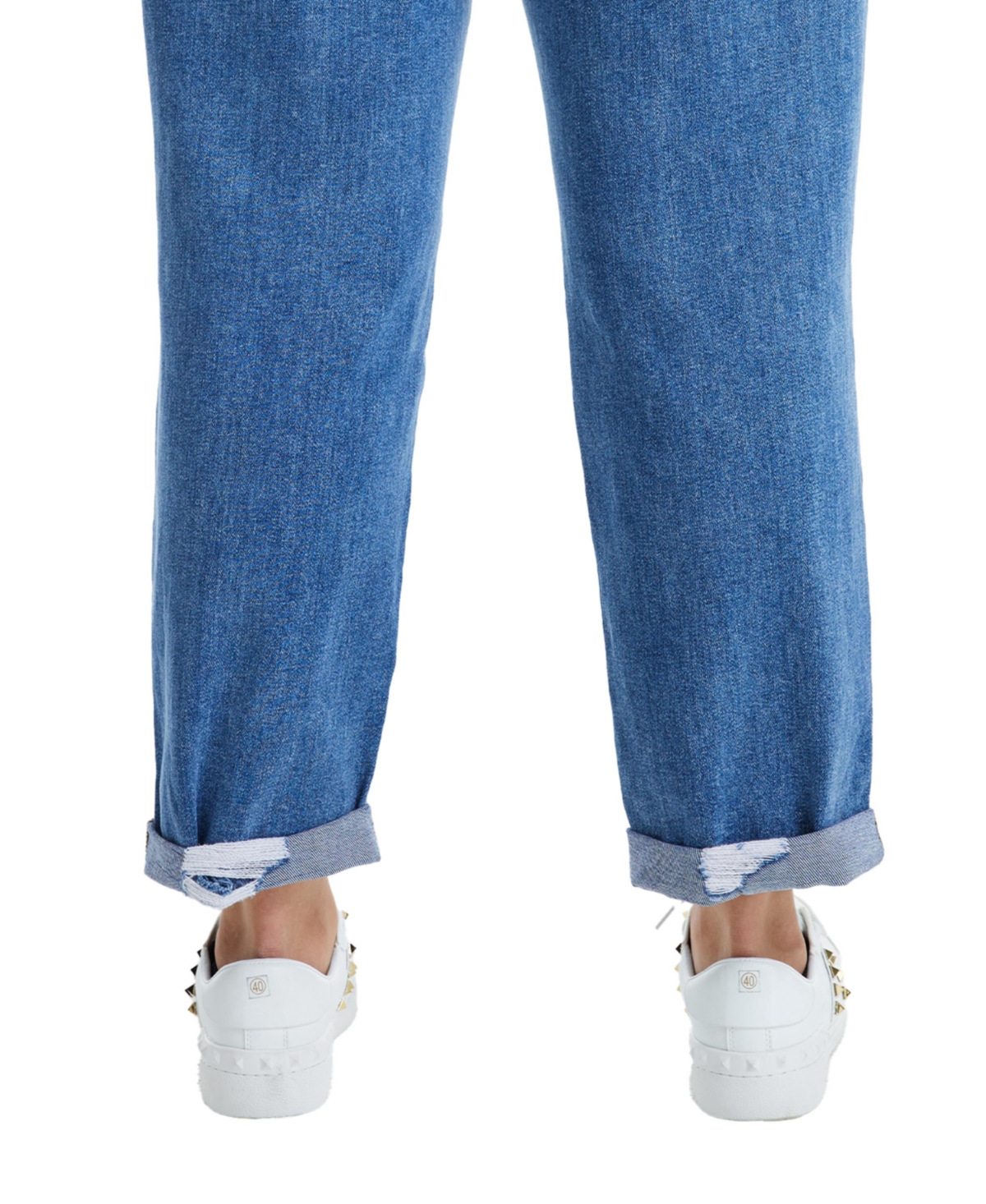 Bayeas Plus Size High Rise Relaxed Boyfriend Jeans