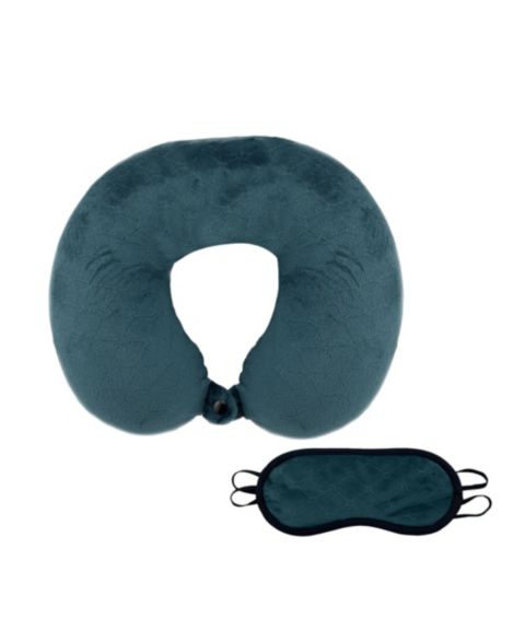 Подушка PURSONIC Memory Foam Travel Pillow with Sleep Mask