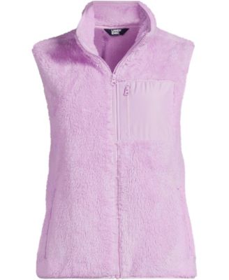 Plus Size Cozy High Pile Fleece Vest