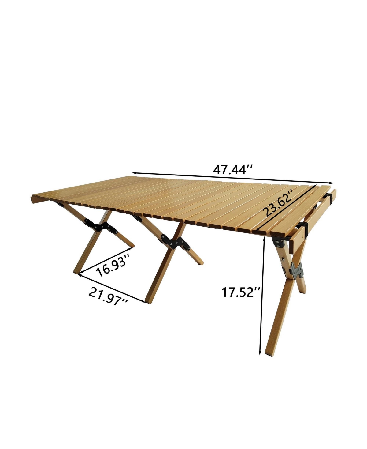 Slickblue Multi-Function Foldable Dining Set Portable Table with 4 Folding Chairs for Indoor & Outdoor