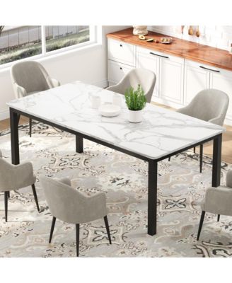 70.9 Inch Long Dining Table for 6-8 People