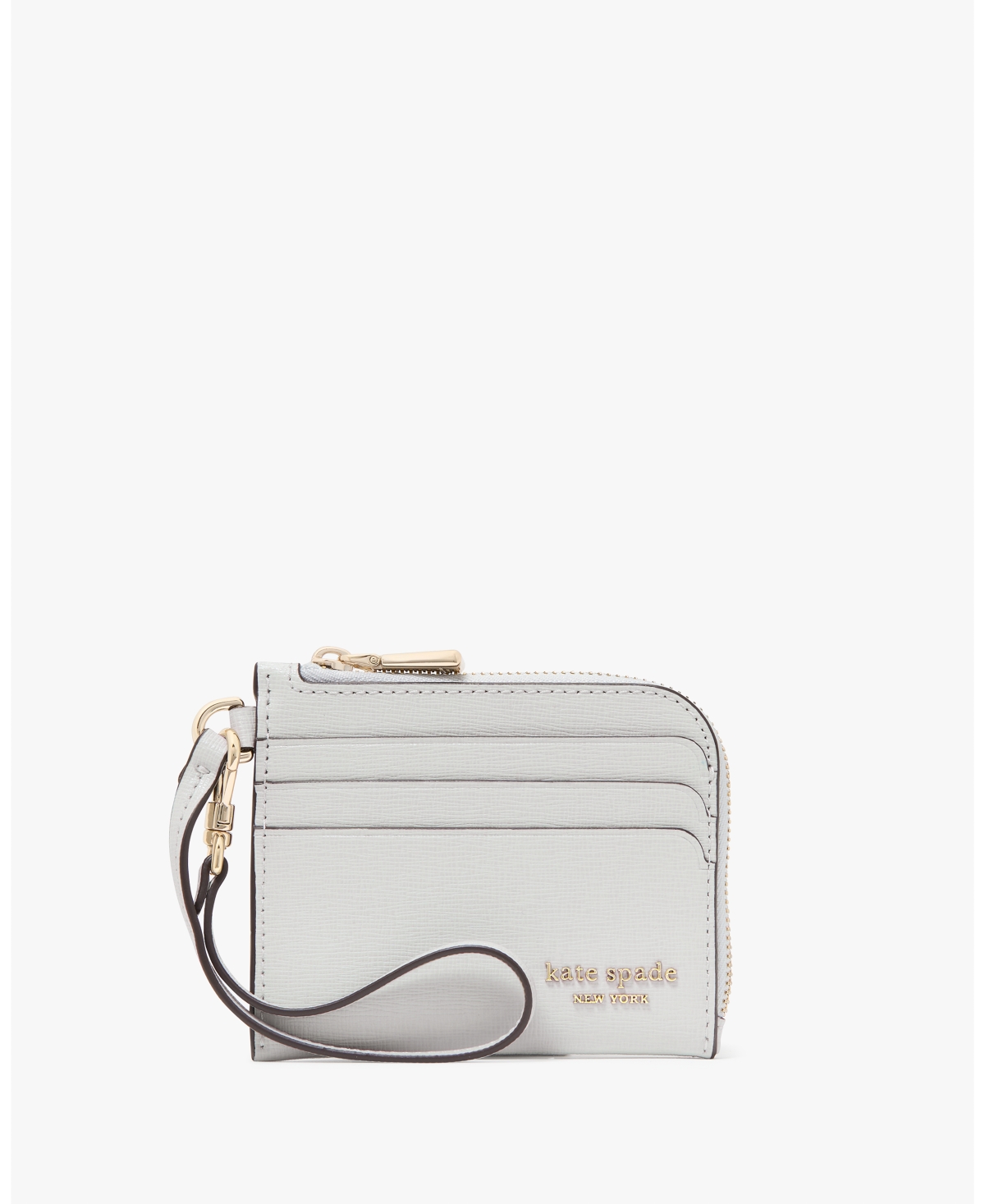Kate Spade Devin Coin Card Case Wristlet In Stone Path