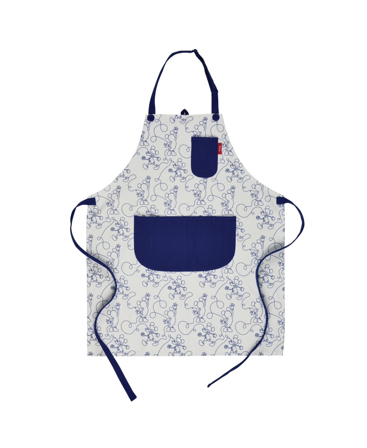 Bon Voyage 32.7" Apron - Blue