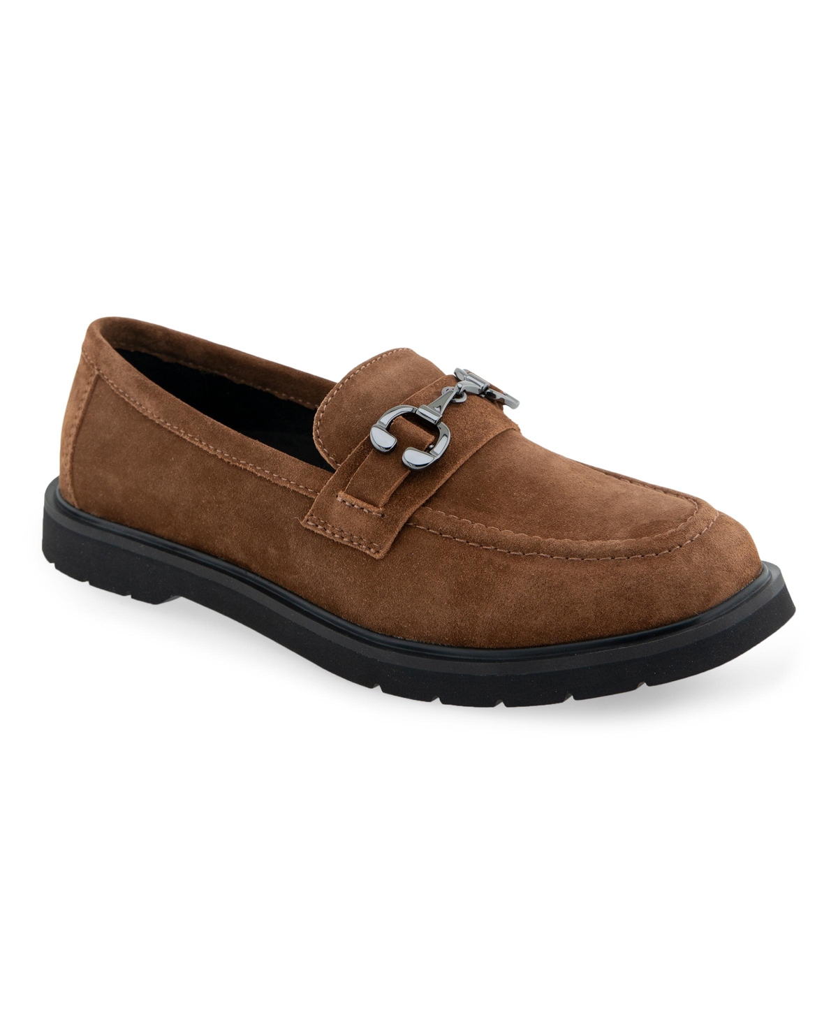 Aerosoles Women's Beckett Loafer Flats In Brown Tobacco