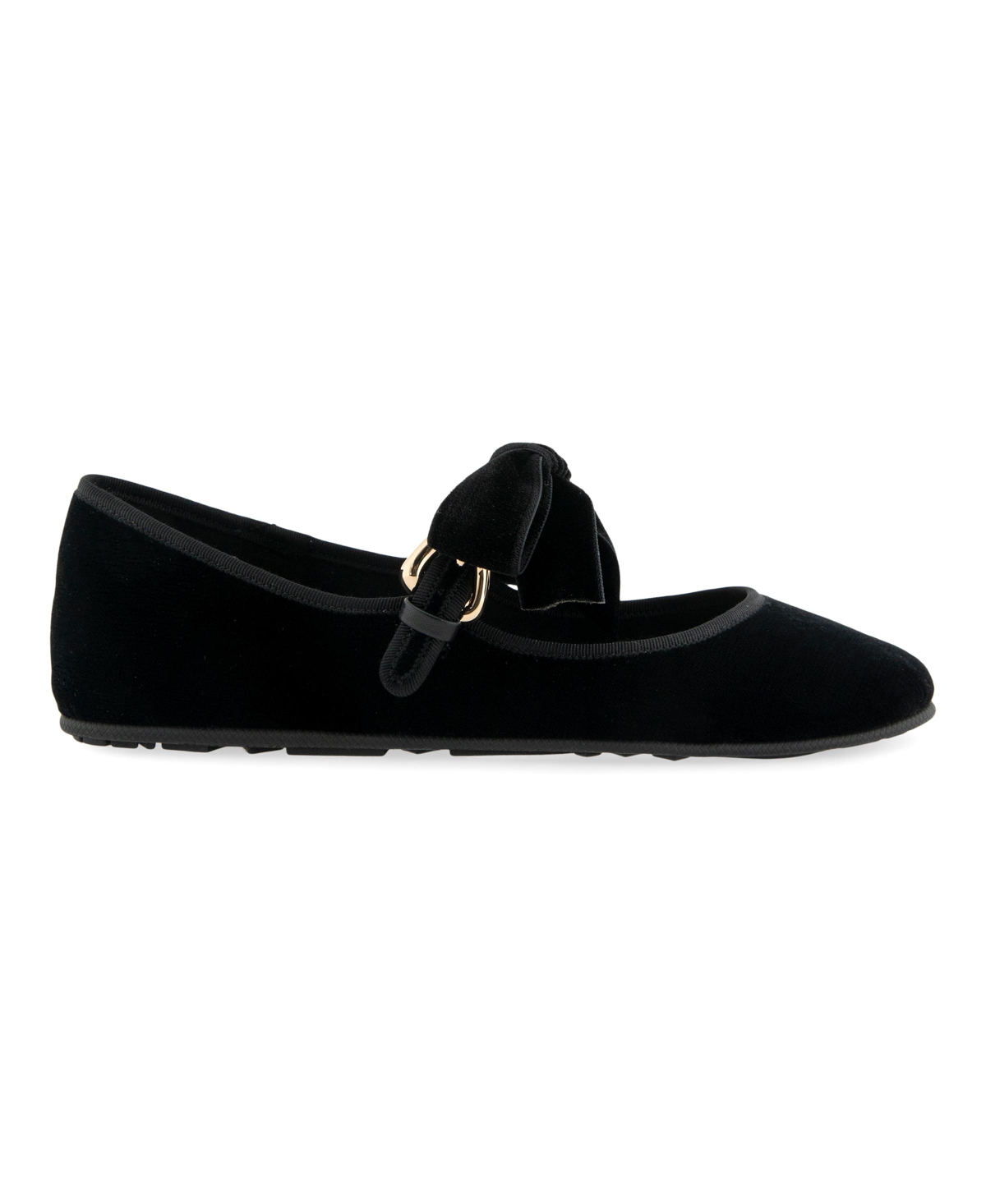 AEROSOLES WOMEN'S POPPY BOW MARY JANE FLATS 