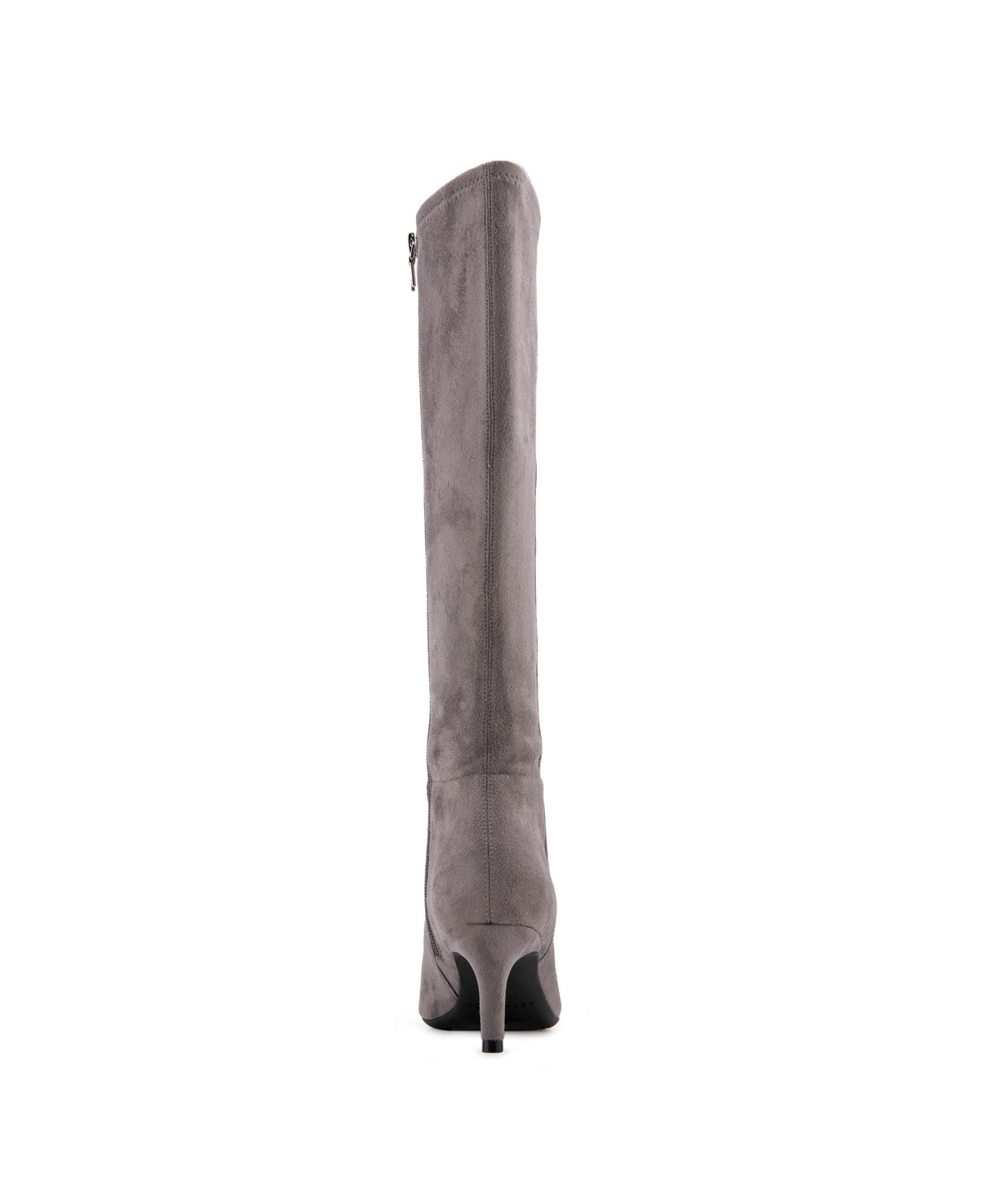 Aerosoles Women's Epic Kitten Heel Tall Boots In Gray