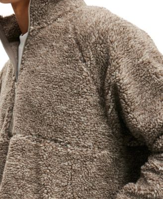 Men's Teddy 1/2 Zip Fleece Sweatshirt