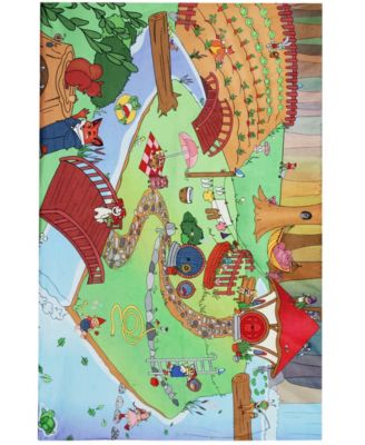 Kids Woodlands Wonderland Collectible Character Seek-and-Find Throw Blanket