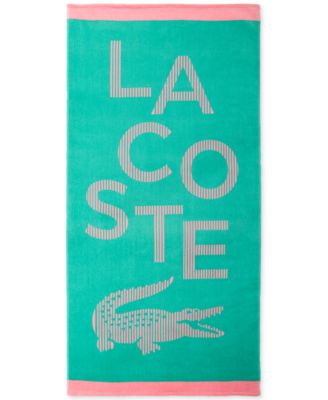 Lacoste Croc Cotton Beach Towel, 36