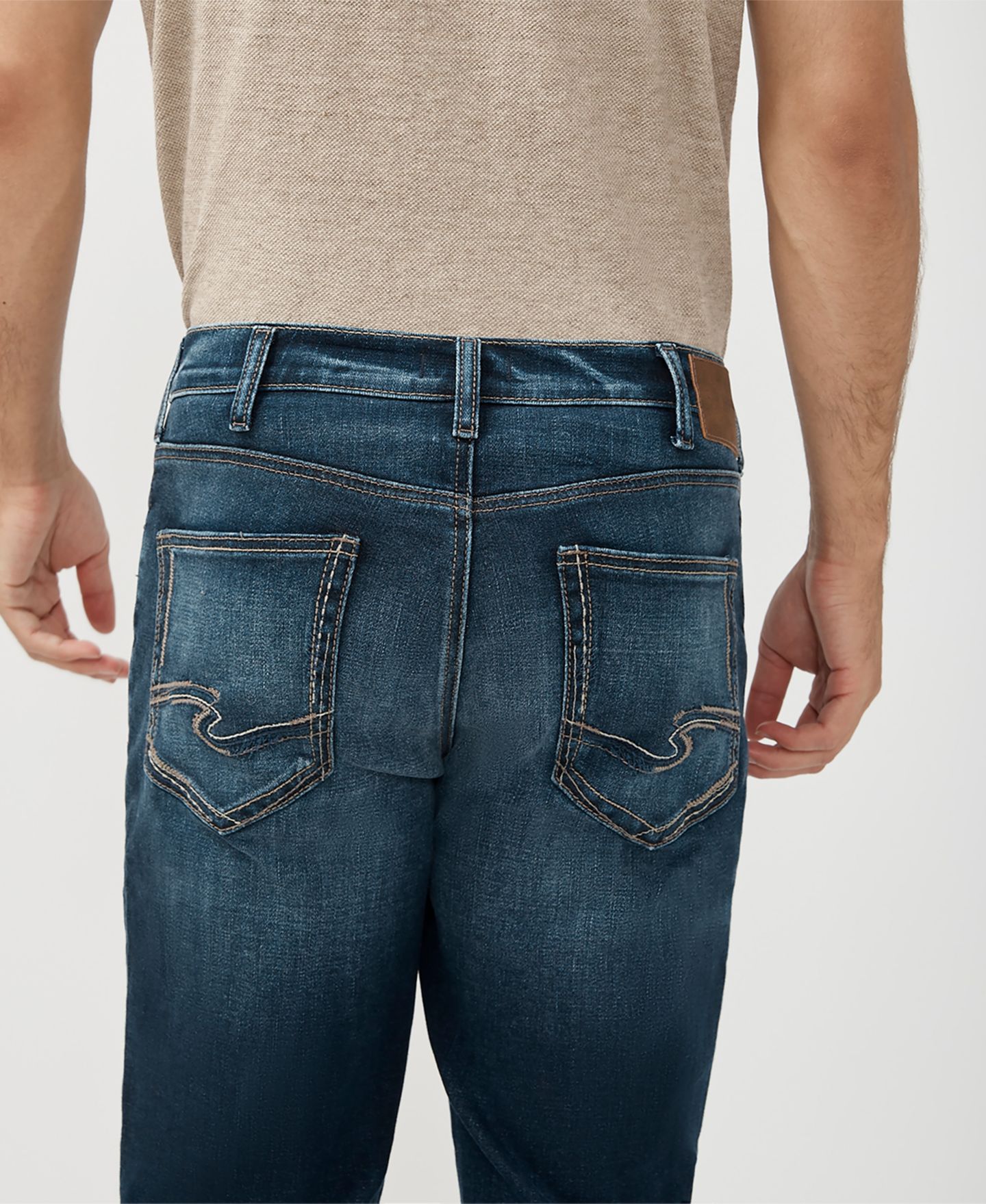 Мужские джинсы Silver Jeans Co. Zac Relaxed Fit Straight Leg — фото 9