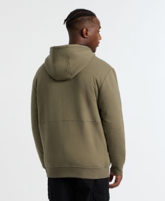 Men's Printed Zip Sherpa Hoodie
