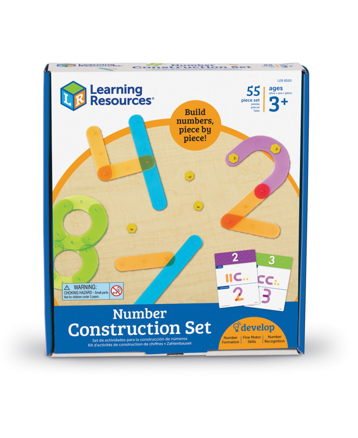 Детские игрушки Learning Resources Number Construction Activity Set — фото 1