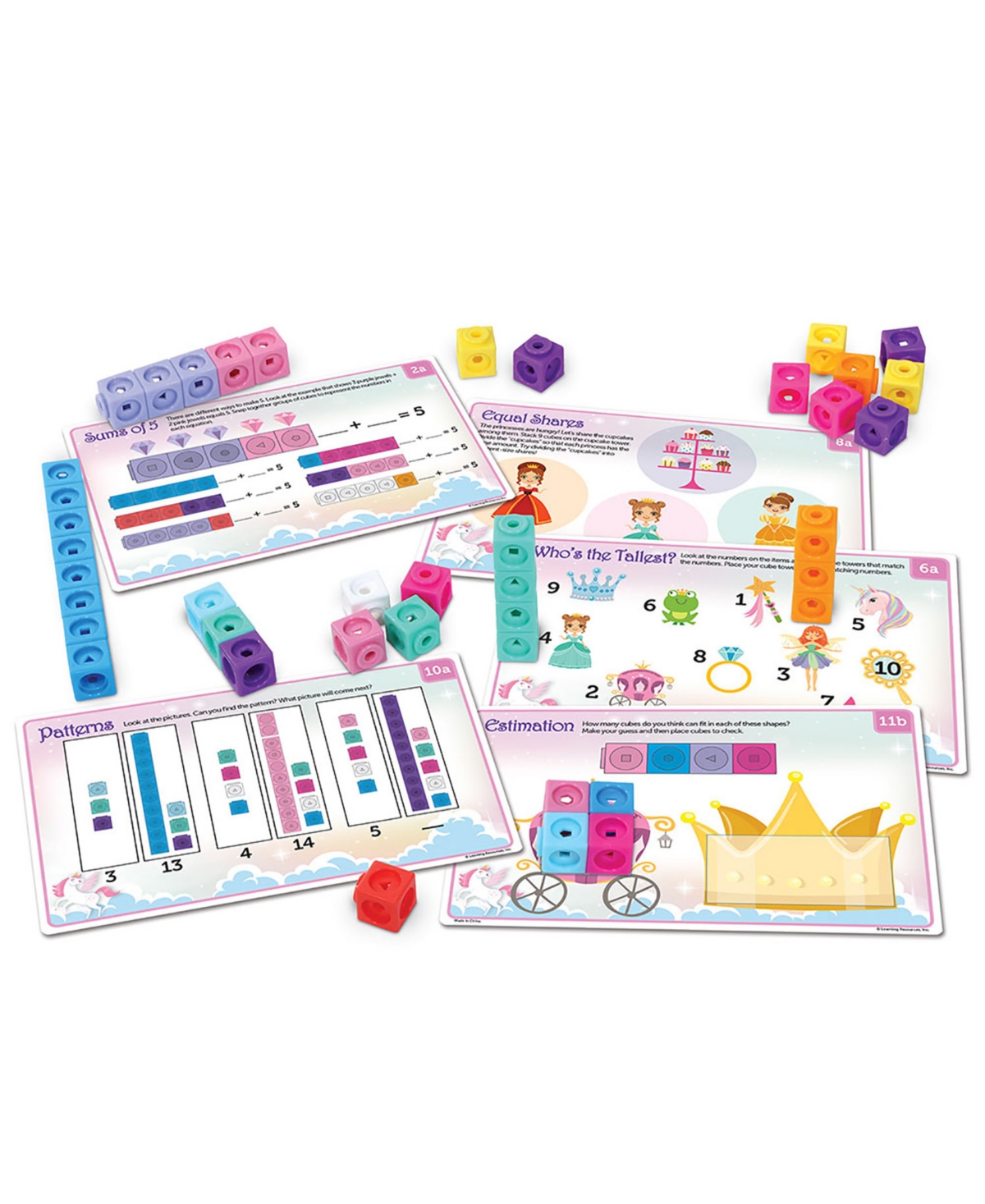 Learning Resources Mathlink Cubes Kindergarten Math Activity Set: Fantasticals