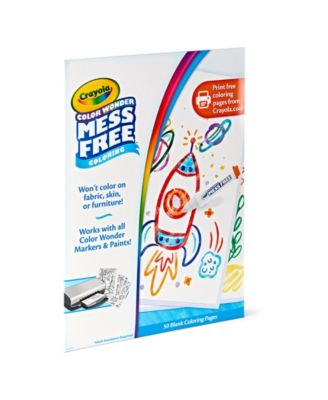 Color Wonder Blank Coloring Pages, Pack of 2