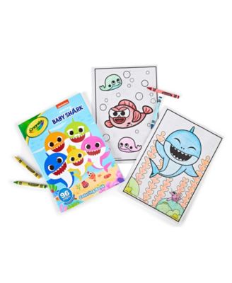 Baby Shark Coloring Book, 8 Pack