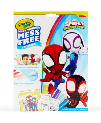 Color Wonder Spidey and His Amazing Friends Coloring Pad and Markers, Pack of 2