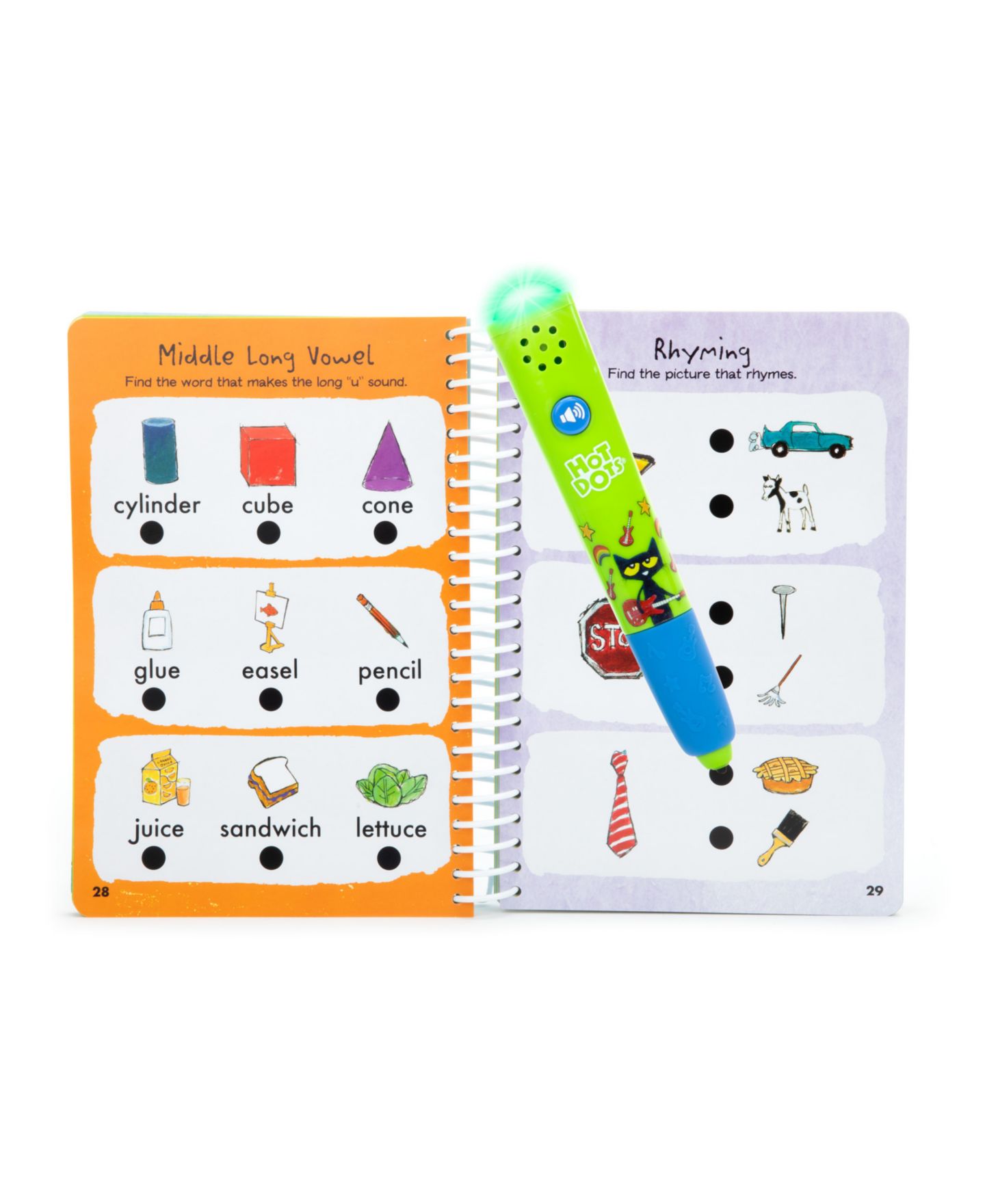 Детская игрушка Educational Insights Hot Dots Pete the Cat Kindergarten Reading Math — фото 2