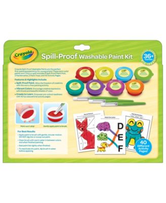 Spill-Proof Washable Paint Kit