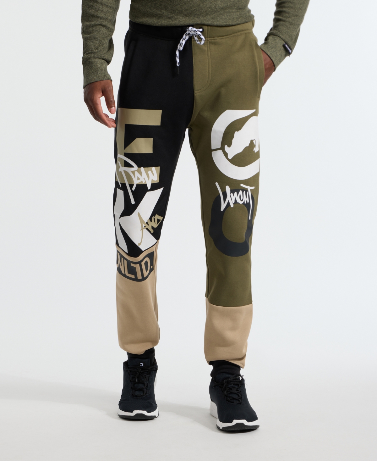 Ecko Unltd Men's Team Up Jogger In Olive