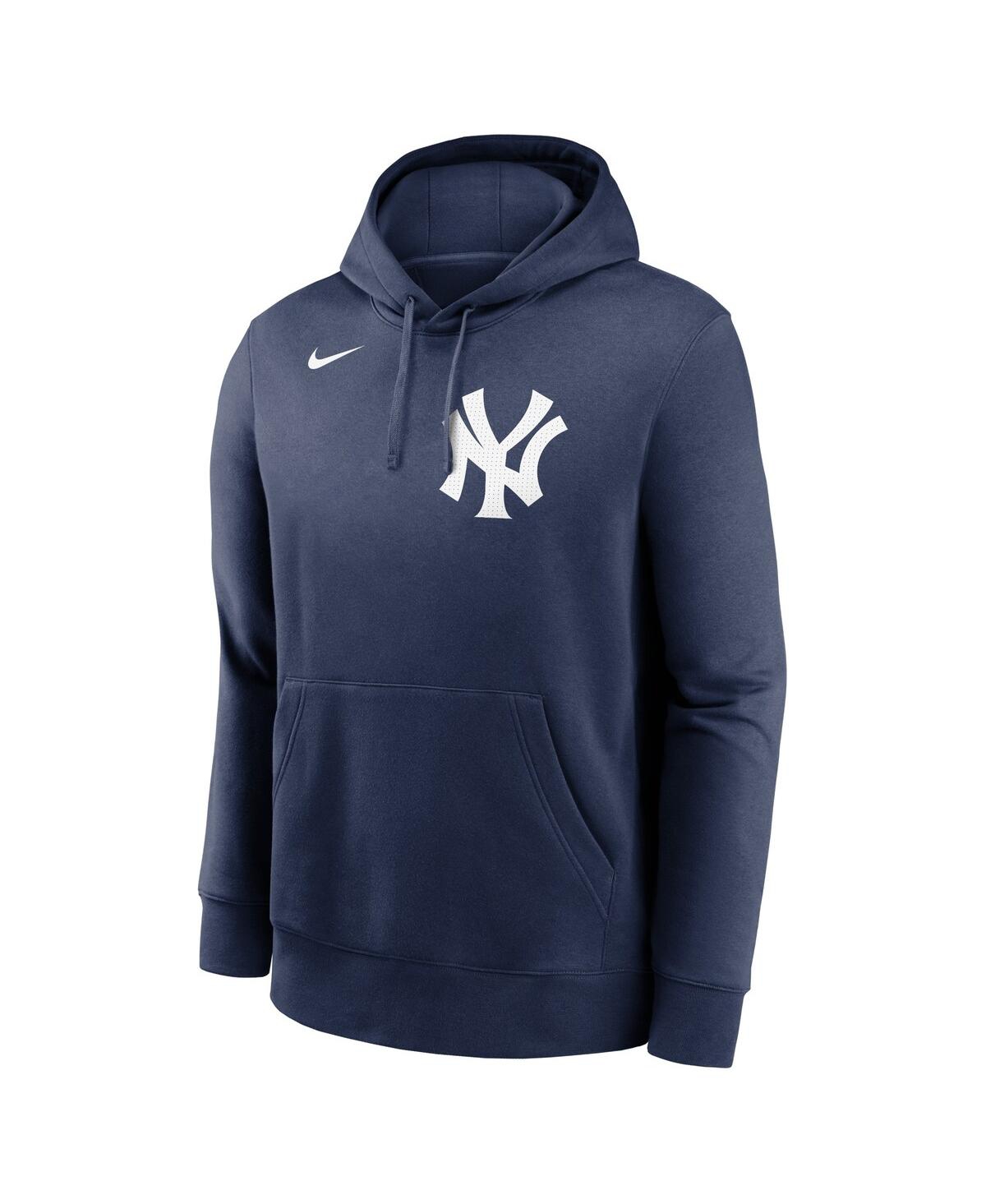 Nike Men's Derek Jeter Navy New York Yankees Player Name Number Club Pullover Hoodie In Blue