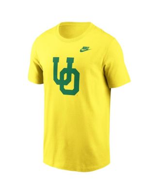 Men's Yellow Oregon Ducks Legacy Alternate Logo T-shirt