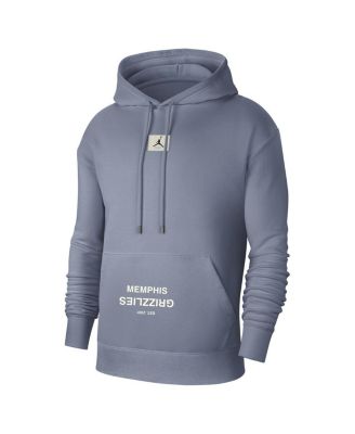 Men's Gray Memphis Grizzlies Courtside Statement Edition Pullover Hoodie