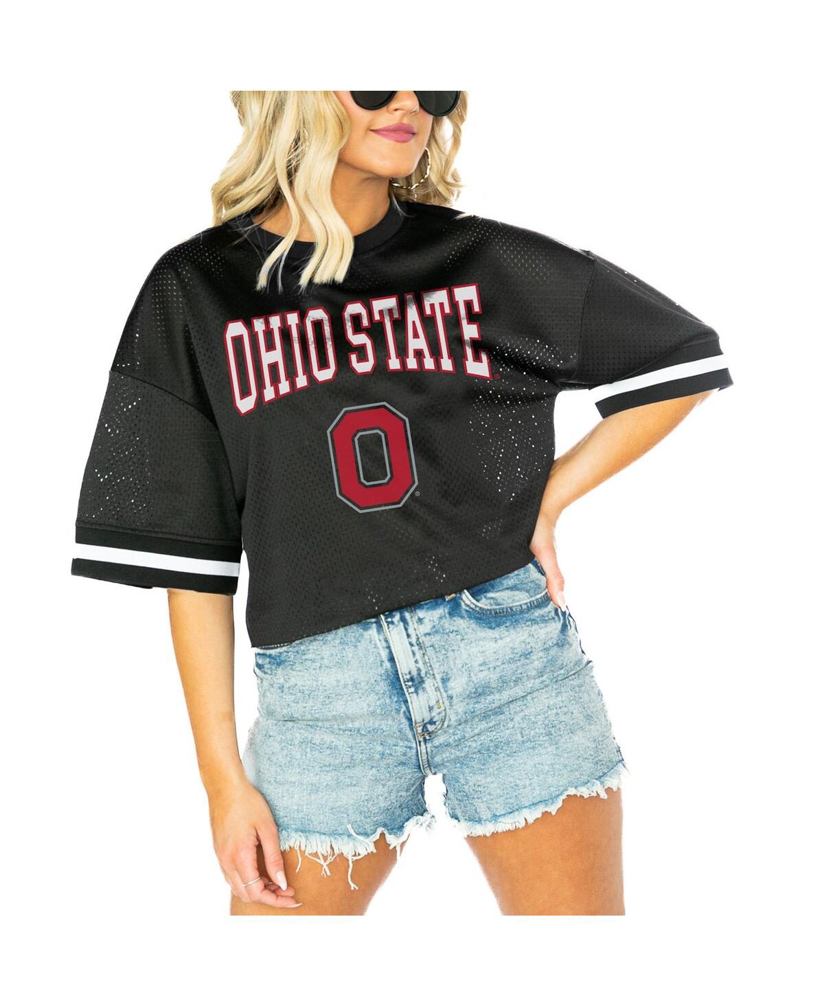 Gameday Couture Women's Black Ohio State Buckeyes Game Face Fashion Jersey - Black